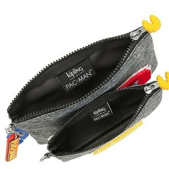 Kipling Pac-Man Heathered Clutch NWT - Picture 4 of 4
